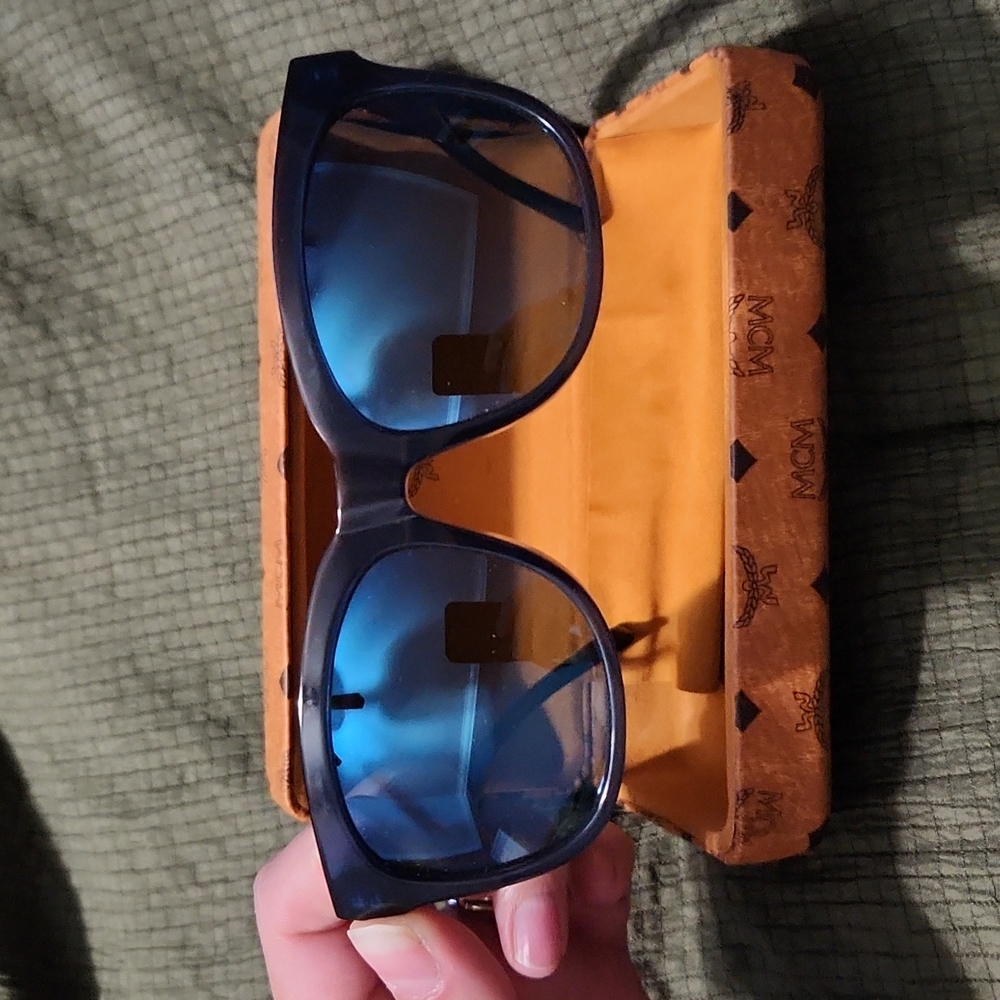 MCM blue sunglasses